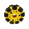 Easymech Yellow 100Mm Double Glass Fiber Omni Wheel (Bearing Type Roller) High Quality Easymech Yellow 100Mm Double Glass Fiber Omni Wheel (Bearing Type Roller) High Quality