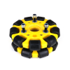 Easymech Yellow 100Mm Double Glass Fiber Omni Wheel (Bearing Type Roller) High Quality Easymech Yellow 100Mm Double Glass Fiber Omni Wheel (Bearing Type Roller) High Quality