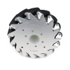 Easymech 152Mm Aluminium Mecanum Wheels (Bearing Type Rollers) Left