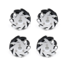A Set Of 60Mm Aluminium Mecanum Wheels Set( Bush Type)-4Pcs A Set Of 60Mm Aluminium Mecanum Wheels Set( Bush Type)-4Pcs