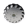 A Set Of Easymech 152Mm Aluminium Mecanum Wheels Basic (Bush Type Rollers)-(4 Pieces)