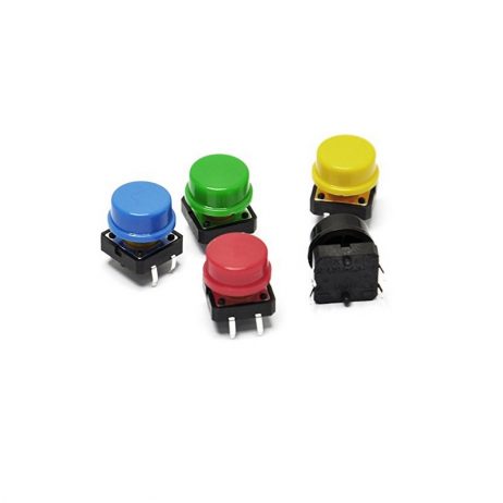 12X12X7.3 Mm Round Cap For Square Tactile Switch