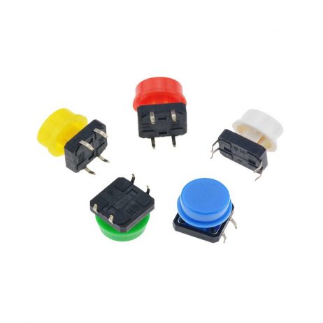 12X12X7.3 Mm Round Cap For Square Tactile Switch