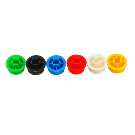 12X12X7.3 Mm Round Cap For Square Tactile Switch