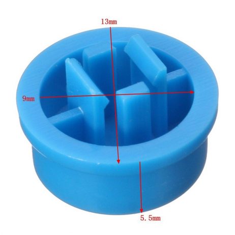 12X12X7.3 Mm Round Cap For Square Tactile Switch