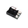 Aluminum Heat Sink Case With Double Fans For Raspberry Pi 4B - Black