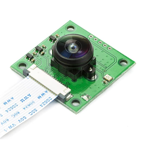 Arducam 5Mp Ov5647 Camera Board With Ls-40180 Fisheye Lens M12X0.5 Mount For Raspberry Pi