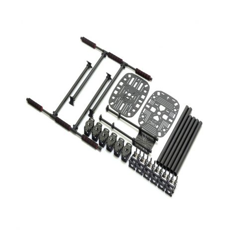 Z850Mm Full Carbon Fiber 850Mm Hexa-Rotor Frame Combo Kit