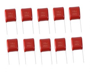 1uF 250V DIP Polyester Film Capacitors