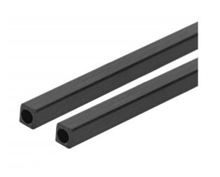Pultruded Square Inner round Carbon Fiber Hollow Tube 2*2mm(OD) * 1mm(ID) * 400mm(L) 2Pcs