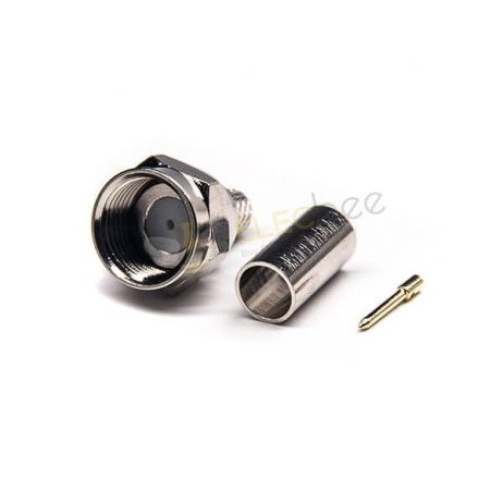 Crimp Type F Connector Straight Male For Coaxial Cable - Image 3
