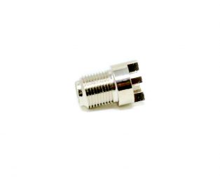 F Connector Jack Straight Bulkhead And Plate Edge Mount For PCB