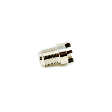 F Connector Jack Straight Bulkhead And Plate Edge Mount For Pcb