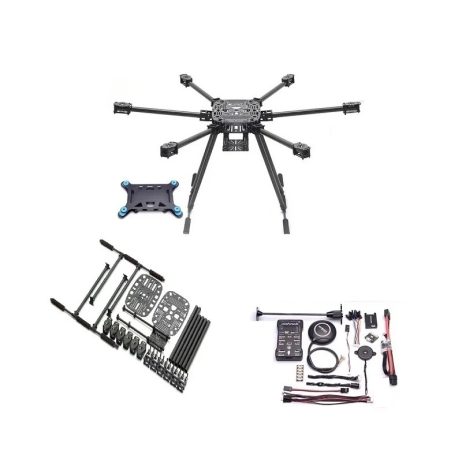 Zd 850Mm Full Carbon Fiber 850Mm Hexa-Rotor Frame Combo Kit