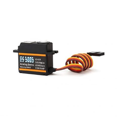 Emax Es3003 17G 3.5Kg 0.13Sec 23T Plastic Gear Analog Servo For Rc Airplane