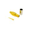 Mcx Rf Connector Male Straight Gold Plated Crimp Type For Cable