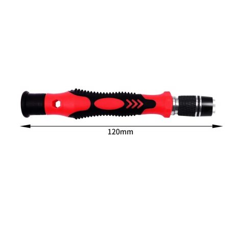 Screwdriver Set, 52 In 1 Screwdriver Set With 42 Bits, Multi-Function Magnetic Repair Computer Tool Kit For Rapair Jewelry, Eyeglass, Pc, Laptops, Smartphone, Watches - Red | B084F9Z8S2 ( Jm-8100 ) - Image 5