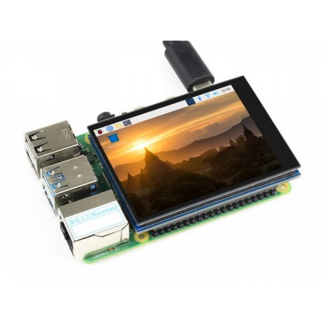 Waveshare 2.8 Inch 480×640 Dpi, Ips Capacitive Touch Screen Lcd For Raspberry Pi