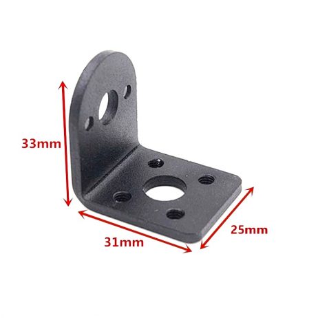 25Mm Dc Gear Motor Block L Shape Motor Bracket