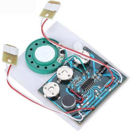 30S Sound Voice Music Recorder Board Photosensitive Wired Double Button Control Programmable Chip Audio Module