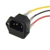 Ac 250V 15A Iec320 C14 Male Power Cord Inlet Socket With Fuse Holder Ac 250V 15A Iec320 C14 Male Power Cord Inlet Socket With Fuse Holder