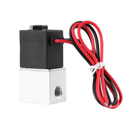 Dc 12V Solenoid Valve 1/8&Quot; 2 Way Normally Closed Direct-Pneumatic Valves For Water Air Gas Hot