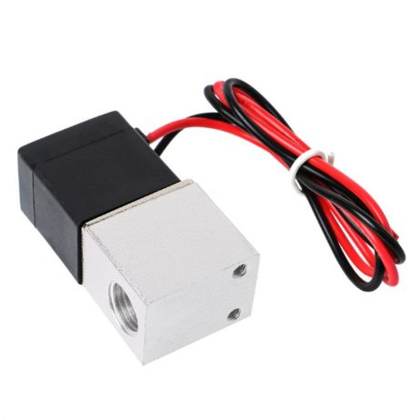 Dc 24V Solenoid Valve 1/4&Quot; 2 Way Normally Closed Direct-Pneumatic Valves For Water Air Gas Hot