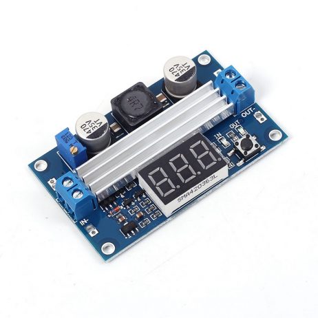Dc-Dc High Power Adjustable Step-Up Module 3.0~35V To 3.5~35V 100W With Digital Display Voltmeter