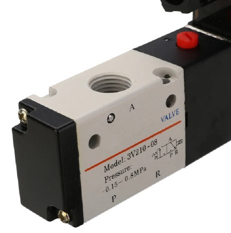 Dc12V 14'' 3 Way 2 Position Pneumatic Solenoid Valve For Water Air Gas