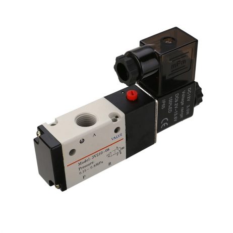 Dc12V 14'' 3 Way 2 Position Pneumatic Solenoid Valve For Water Air Gas