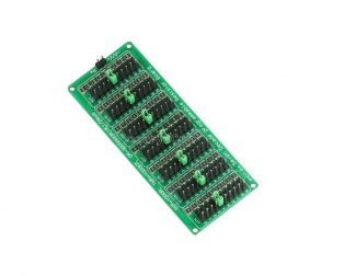 Green 7 Decade Resistor Board 1R - 9999999R Programmable Resistor