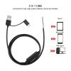 Inskam Usb Endoscope 3In1 Borescope 3.9Mm Ultra Thin Waterproof Inspection Snake Camera With Led Light