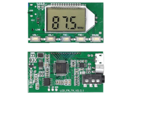 DSP PLL 87-108Mhz Stereo FM Transmitter Module Digital LCD Display