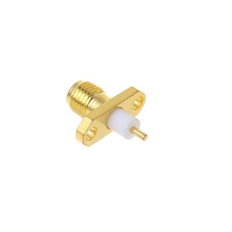 Sma (F) Jack Straight Panel Mount 2 Hole