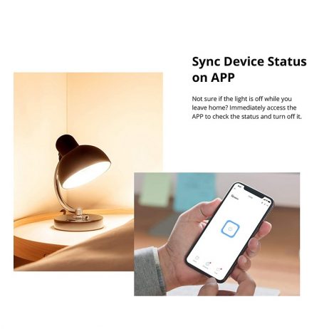 Sonoff Rfr2 Smart Home Wifi Mobile Remote Control Siri/Alexa/Google Voice Control On/Off Switch 10A 433Mhz Version - Image 4