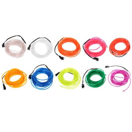 5M Neon Light Only El Wire -Orange