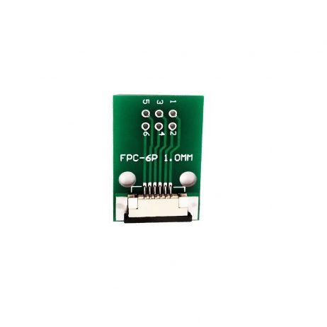 Ffc / Fpc Adapter Board 1Mm To 2.54Mm Soldered Connector - 6 Pin