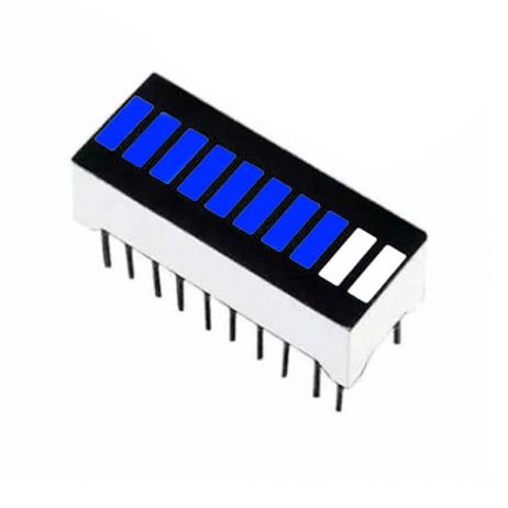 Blue 10 Segment Led Display