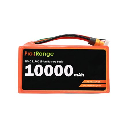 Pro-Range Nmc 21700 22.2V 10000Mah 3C 6S2P Li-Ion Battery Pack