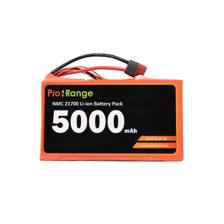 Pro-Range Nmc 21700 22.2V 5000Mah 3C 6S1P Li-Ion Battery Pack