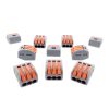 Orange 60Pcs Quick Connector Kit- 3 Variant Orange Pct 213 0.08 2.5Mm 3 Pole Wire Connector 7 Orange Pct 213 0.08 2.5Mm 3 Pole Wire Connector 7