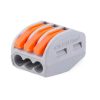 Orange 60Pcs Quick Connector Kit- 3 Variant Orange Pct 213 0.08 2.5Mm 3 Pole Wire Connector 8 Orange Pct 213 0.08 2.5Mm 3 Pole Wire Connector 8