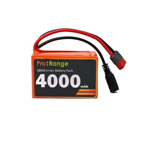 Pro-Range Inr 18650 7.4V 4000Mah 3C 2S2P Li-Ion Battery Pack