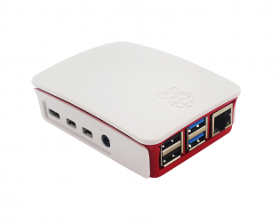 Raspberry Pi 4 Case-Red-White