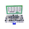 Orange 200Pcs 0.1Uf 50V-220Uf 10V Electrolytic Capacitors Kit