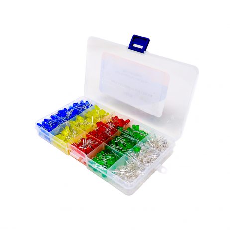 Orange 500Pcs 5 Colors F5 Mm Led Kit