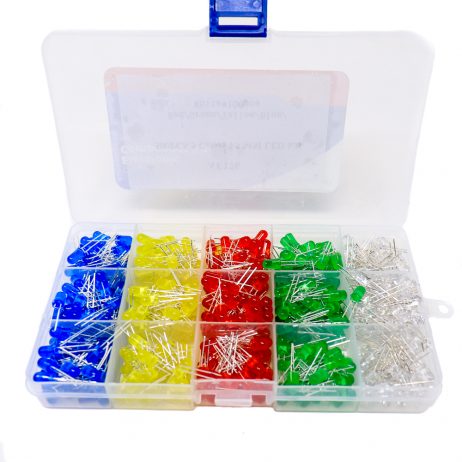 Orange 500Pcs 5 Colors F5 Mm Led Kit