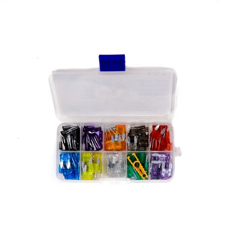 Orange 120Pcs Small Car Blade Fuse Clippers Kit