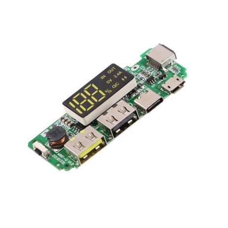 18650 5V 1A/2A Lithium Battery Digital Display Charging Module