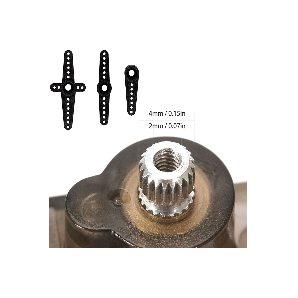 Mg90S 9G Servo Metal Gear,Mg90S Generic 71Nkfiqkuns. Ac Sl1500 Mg90S 9G Servo Metal Gear - 360 Degree - Image 5